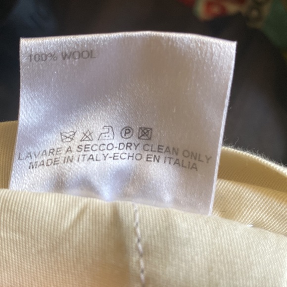 MENS SIZE 34 100% WOOL BROWN TROUSERS MADE IN ITALY🇮🇹🤎 - Picture 4 of 4